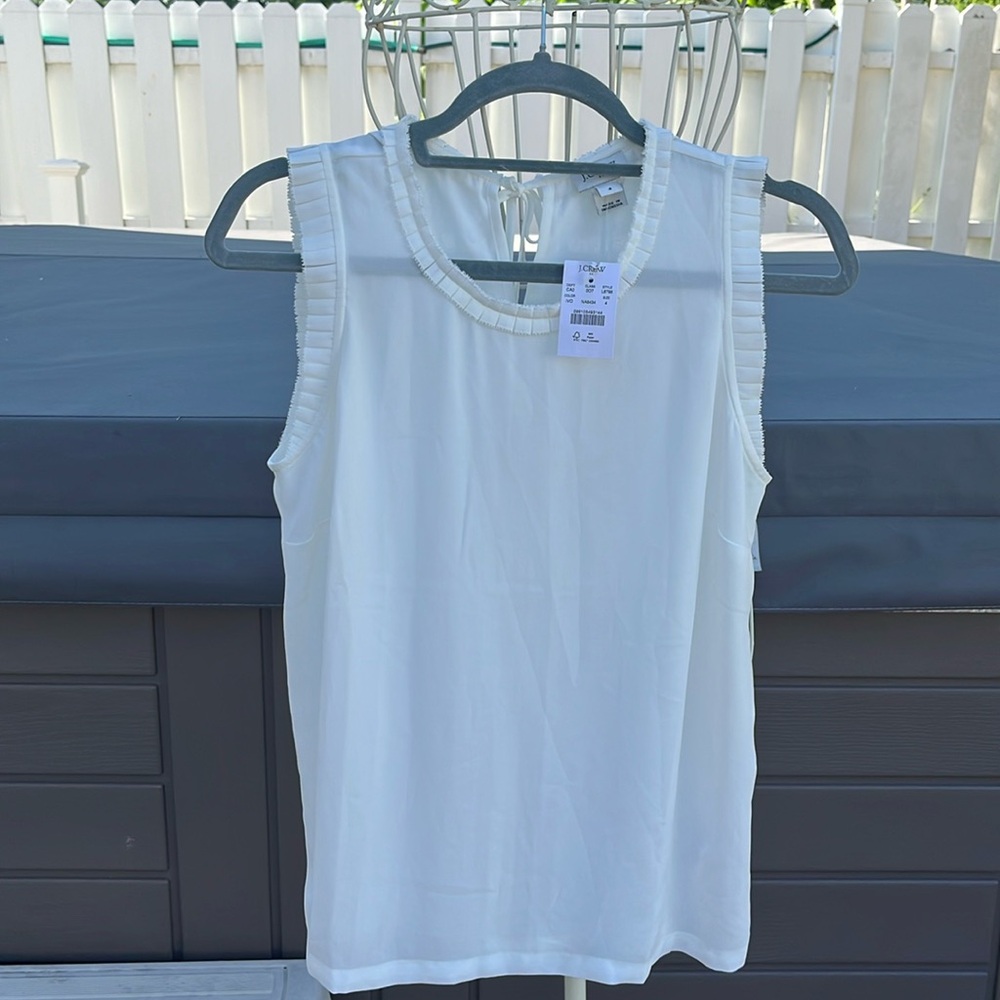 J. Crew beautiful blouse new with tags size 4